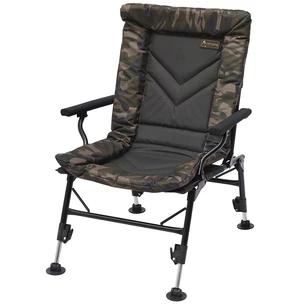 Prologic křeslo avenger comfort camo chair w/armrests covers