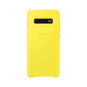 Tok Samsung Leather Cover EF-VG975LYE Samsung Galaxy S10 Plus - G975F, Yellow