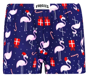 Women's boxers Flamingo Frogies Christmas