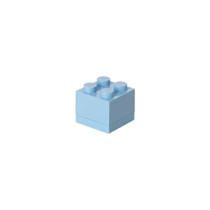 Svetlomodrý úložný box LEGO® Mini Box