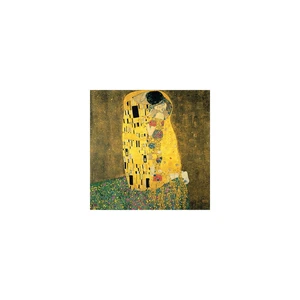 Reprodukcia obrazu Gustav Klimt - The Kiss, 70 x 70 cm