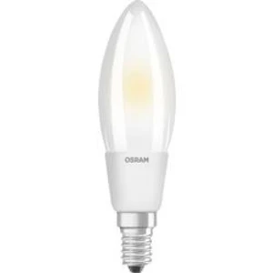 LED žárovka OSRAM 4058075811409 230 V, E14, 5 W = 50 W, teplá bílá, A++ (A++ - E), tvar svíčky, vlákno, stmívatelná, 1 ks