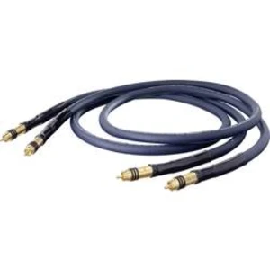 Cinch audio kabel Oehlbach 13111, 0.75 m, modrá