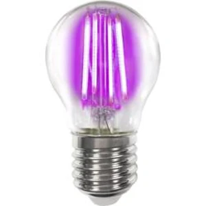 LED žárovka LightMe LM85317 230 V, E27, 4 W, růžová, A (A++ - E), kapkovitý tvar, vlákno, 1 ks