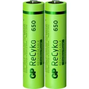 Akumulátor AAA Ni-MH GP Batteries ReCyko+ DECT Phone HR03, 650 mAh, 1.2 V, 2 ks