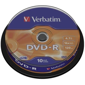 Verbatim 43523 DVD-R 4.7 GB 10 ks vreteno