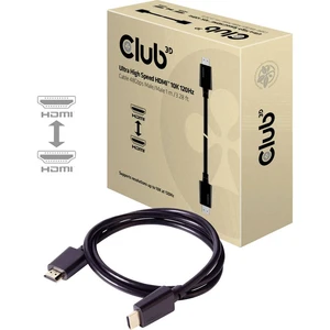 club3D HDMI prepojovací kábel #####HDMI-A Stecker, #####HDMI-A Stecker 1.00 m čierna CAC-1371  #####HDMI-Kabel