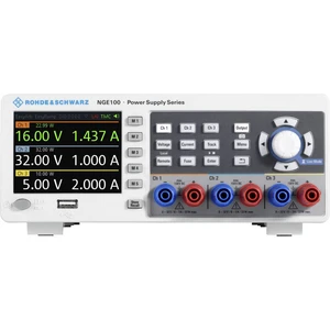 Rohde & Schwarz NGE103B laboratórny zdroj s nastaviteľným napätím  0 - 32 V/DC 0 - 3 A 100 W USB OVP, možné diaľkovo ovl