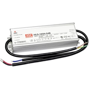 Mean Well HLG-185H-54B LED driver, napájací zdroj pre LED  konštantné napätie, konštantný prúd 186 W 3.45 A 27 - 54 V/DC