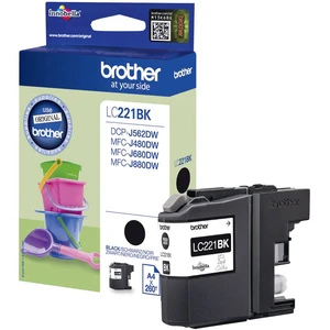 Brother Ink LC-221BK originál  čierna LC221BK