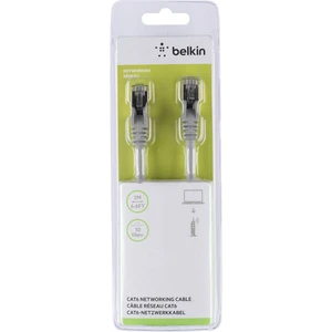 Belkin A3L981BT02M-H-S RJ45 sieťové káble, prepojovacie káble CAT 6 S/FTP 2.00 m sivá s ochranou 1 ks