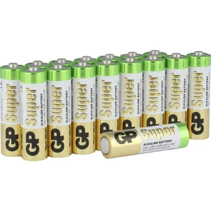 GP Batteries Super tužková batéria typu AA alkalicko-mangánová  1.5 V 16 ks