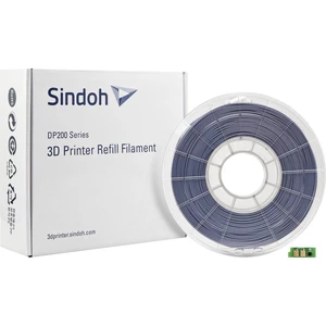 Sindoh 3DP200PGY-R vlákno pre 3D tlačiarne  PLA plast   1.75 mm 700 g sivá