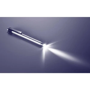 Basetech BT-1667575 BT-PT mini svietidlo, penlight na batérie LED  142 mm strieborná