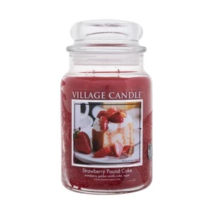 Village Candle Strawberry Pound Cake 602 g vonná svíčka unisex