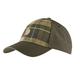 Kšiltovka FJÄLLRÄVEN Övik Plaid Cap - Dark Olive Velikost: L/XL