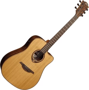 LAG Tramontane 118 T118DCE Natural Dreadnought Elektro-Akustikgitarren