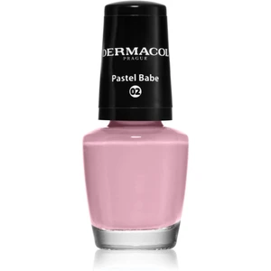 Dermacol Mini lak na nechty odtieň 02 Pastel Babe 5 ml