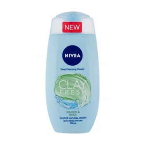 Nivea Clay Fresh 250 ml sprchovací gél pre ženy Ginger & Basil