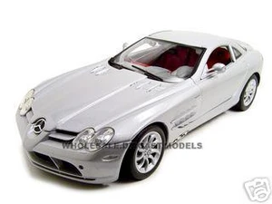 Mercedes McLaren SLR Silver with Red Interior 1/12 Diecast Model Car by Motormax