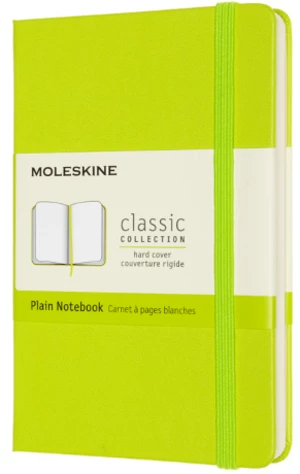 Moleskine Zápisník žlutozelený S, čistý, tvrdý