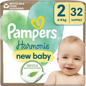 Pampers Harmonie Size 2 jednorázové pleny 4-8 kg 32 ks