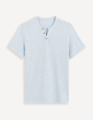 Celio T-shirt henley Cegeti - Men's