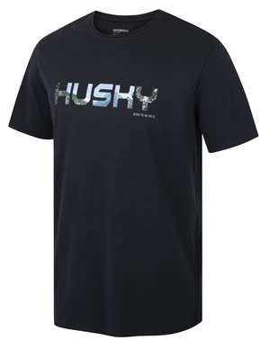 Husky  Tee Wild M black, M Pánske bavlnené tričko