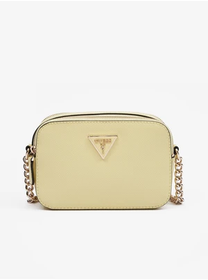 Svetlo žltá dámska crossbody kabelka Guess Noelle