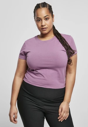 Women's Stretch Jersey Cropped Tee duskviolet