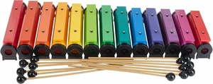 Boomwhackers Chroma-Notes Resonator Bells Complete Set Xylophone