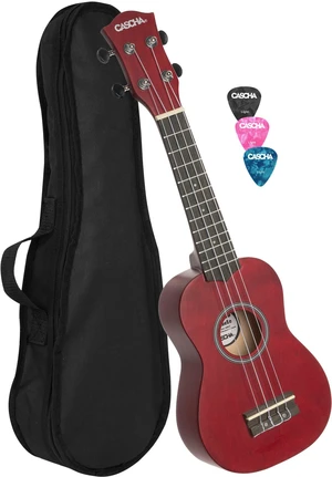 Cascha HH 3961 Red Ukulélé soprano