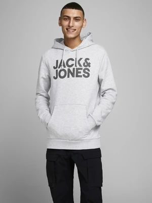 Jack & Jones Corp Mikina Šedá