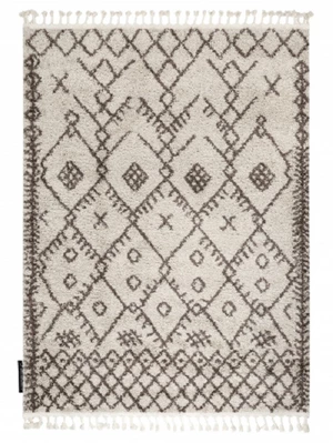 Kusový koberec Berber Tanger B5940 cream and brown-120x170