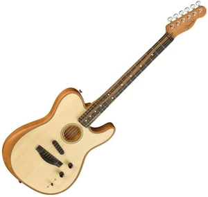 Fender American Acoustasonic Telecaster Natural Guitare acoustique-électrique