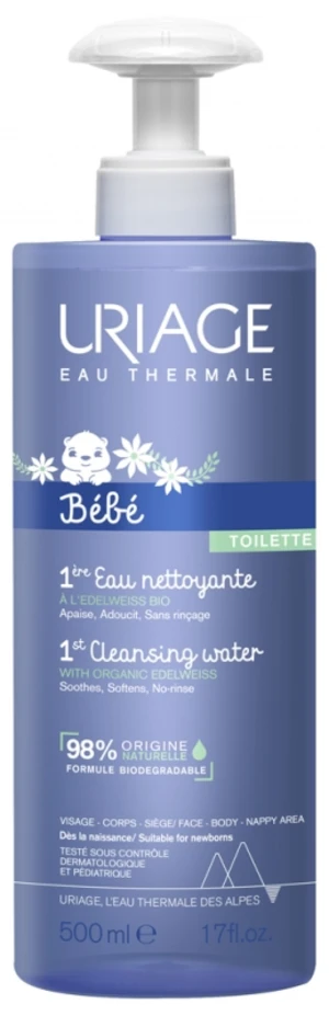 Uriage Čisticí voda Bébé (1st Cleansing Water) 500 ml