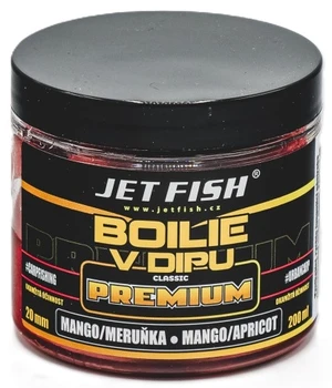 Jet fish boilie v dipe premium clasicc 200 ml 20 mm - mango marhuľa