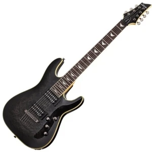 Schecter Omen Extreme-7 SeeThru Black Guitare électrique