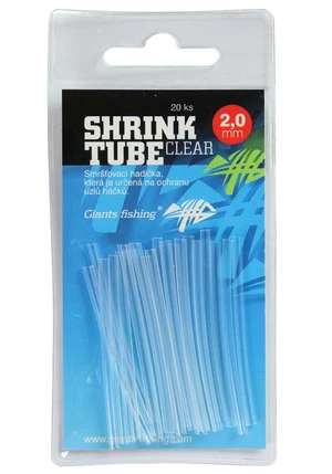 Giants fishing zmršťovacia hadička shrink tube clear 20 ks - 2 mm