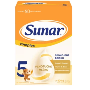 Sunar Complex 5 mliečna výživa 600 g