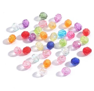 6-12mm Acrylic ball beads loose diy handmade tassel bracelet ring accessories wholesale