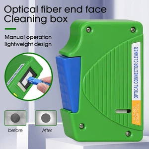 Fiber Optic Cleaner Optical Connector End Face Cleaner SC Fiber Cleaning Cassette Box