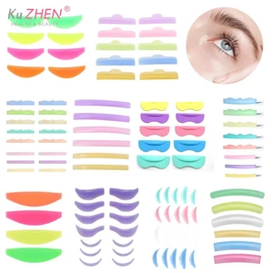 3/4/5/8pairs Silicone Curlers Curl Pads Eyelashes Brush Clean Comb Eye Lash Extension Perm Tools Eyelash Lifting Kit Accessorie