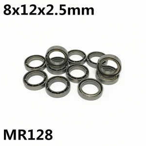 10Pcs MR128 L-1280 678 open 8x12x2.5mm Deep groove ball bearing Miniature bearing High quality SMR128K SMR128