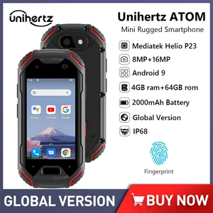 Unihertz Atom Running Mini Phone Android Rugged Smartphone 2.45 Inch Unlocked Cellphone 2000mah 360H Standby Time