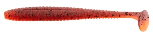 Lucky John S-Shad Tail 3,8" 5ks Red Fire Tiger