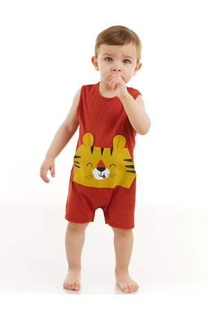 Denokids Little Tiger Baby Boy Cotton Summer Rompers