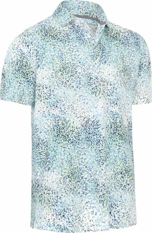 Callaway Mens Abstract Artisan Print Bright White L Camiseta polo