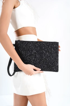 Capone Outfitters Sequin Paris 222 Women's Clutch Bag