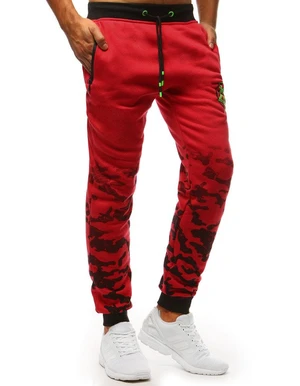 Férfi melegítő alsó DStreet Red camo